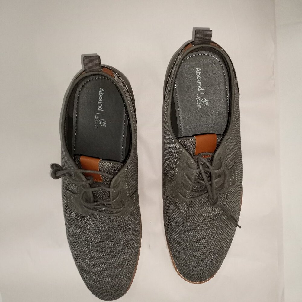 ABOUND MR SHERIDAN GREY KNIT OXFORD DERBY MEN'S SHOES SIZE 13